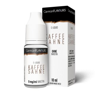 GermanFLAVOURS - Kaffee Sahne - E-Zigaretten Liquid 3mg/ml