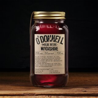 ODonnell Moonshine Wilde Beere 25% vol 700 ml