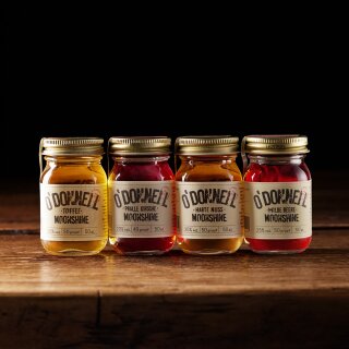 Classic Minis (4x50ml)i Moonshine - Harte Nuss, Wilde Beere, Bratapfel und Toffee