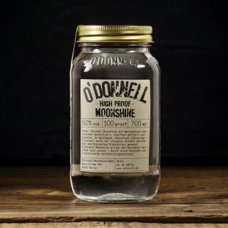 O´Donnell Moonshine High Proof Vol.50% - 700 ml