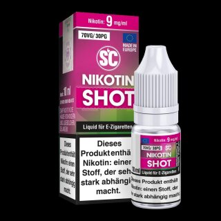 SC - 10ml Nikotin Shot 70VG/30PG 9 mg/ml