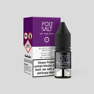 Pod Salt - Blackcurrant Menthol - Nikotinsalz Liquid