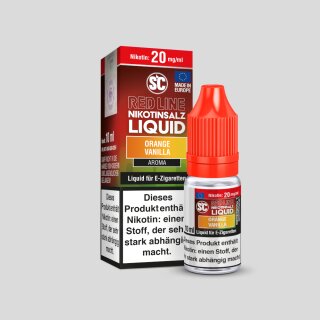 SC - Red Line - Orange Vanilla - Nikotinsalz Liquid