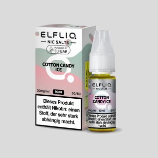 ELFLIQ - Cotton Candy Ice - Nikotinsalz Liquid