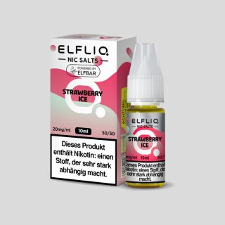 ELFLIQ - Strawberry Ice - Nikotinsalz Liquid