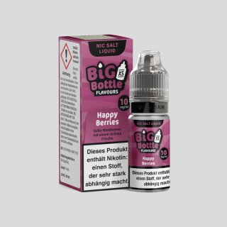 Big Bottle - Happy Berries - Nikotinsalz Liquid
