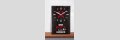 Metall Wanduhr "Pott