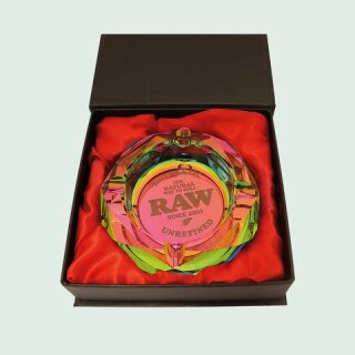 RAW RAINBOW GLASS ASHTRAY Rainbow