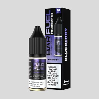 Bar Fuel - Nic Salt - Blueberry 10ml 20mg