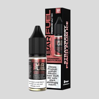 Bar Fuel - Nic Salt - Strawberry Peach Plum Ice 20mg