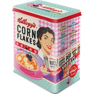 Vorratsdose L - Kelloggs - Happy Hostess Corn Flakes