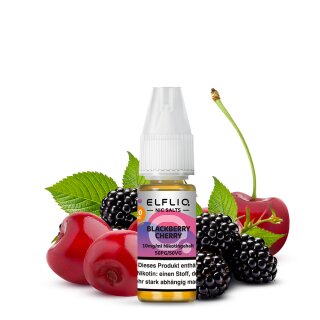 ELFBAR ELFLIQ Blackberry Cherry Nikotinsalz Liquid 10 ml