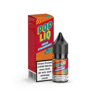 PopLiq - Fresh Strawberry - Nikotinsalz - 10ml