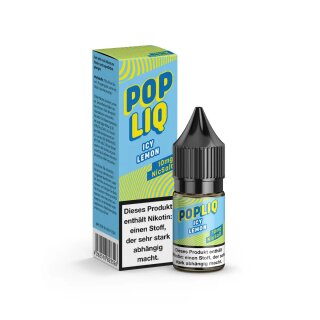 PopLiq - Icy Lemon - Nikotinsalz - 10ml