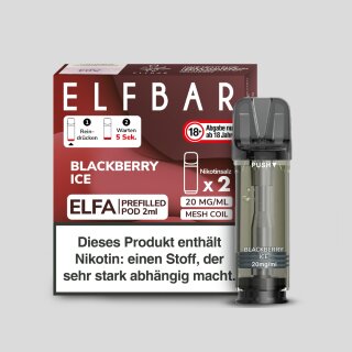 Elfbar - Elfa Pod Blackberry Ice 20 mg/ml (2 Stück pro Packung)