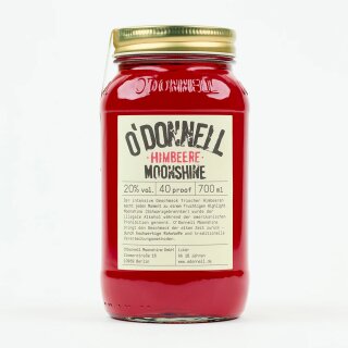 ODonnell Original Moonshine Himbeere - 20% vol. - 700ml