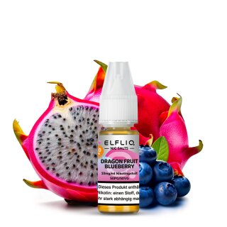 ELFLIQ - Dragon Fruit Blueberry - Nikotinsalz Liquid