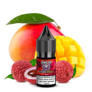 OWLIQ Lychee Mango Nikotinsalz Liquid 10 ml
