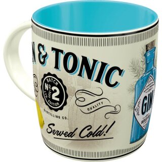 Gin & Tonic Served Cold